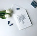 luxury thank you card that's handmade by artist