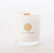 honeymoon candle with coconut and apricot wax